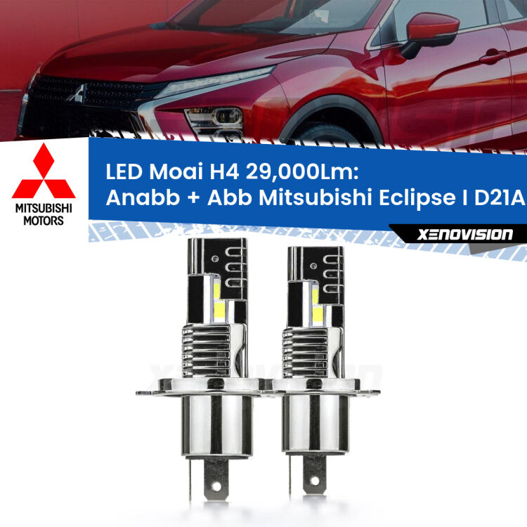 <strong>Kit Anabbaglianti LED per Mitsubishi Eclipse I</strong> D21A 1991 - 1995</strong>: 29.000Lumen, canbus, fatti per durare. Qualità Massima Garantita.