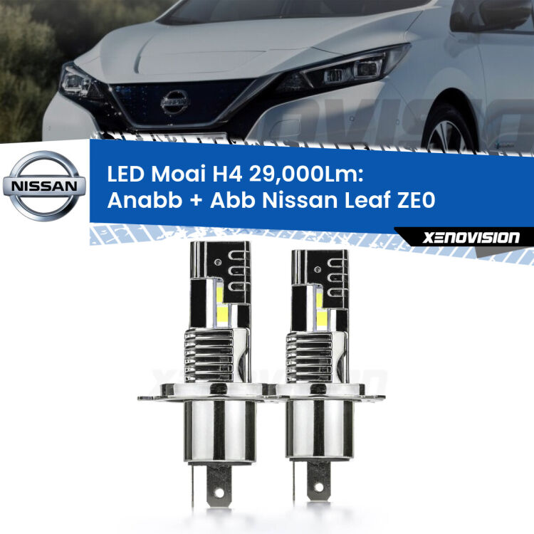 <strong>Kit Anabbaglianti LED per Nissan Leaf</strong> ZE0 2010 - 2016</strong>: 29.000Lumen, canbus, fatti per durare. Qualità Massima Garantita.