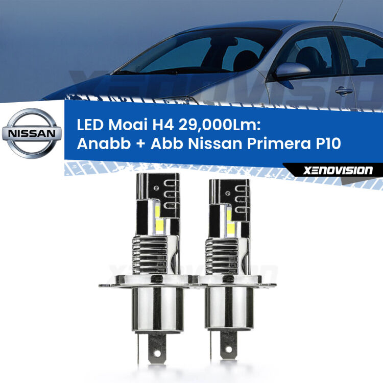 <strong>Kit Anabbaglianti LED per Nissan Primera</strong> P10 1990 - 1996</strong>: 29.000Lumen, canbus, fatti per durare. Qualità Massima Garantita.