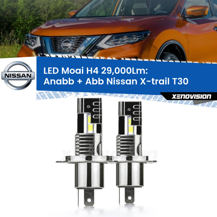 <strong>Kit Anabbaglianti LED per Nissan X-trail</strong> T30 2001 - 2007</strong>: 29.000Lumen, canbus, fatti per durare. Qualità Massima Garantita.