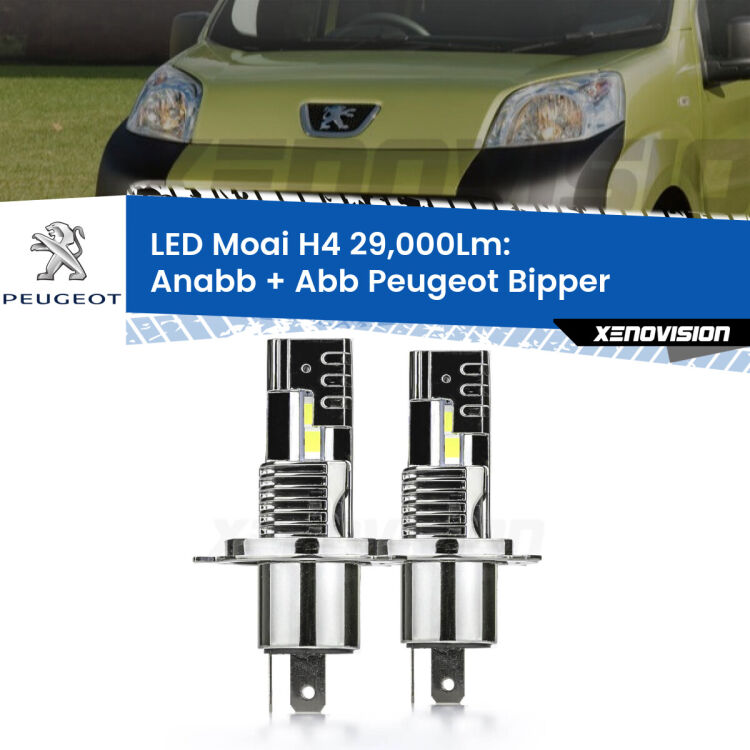 <strong>Kit Anabbaglianti LED per Peugeot Bipper</strong>  2008 in poi</strong>: 29.000Lumen, canbus, fatti per durare. Qualità Massima Garantita.