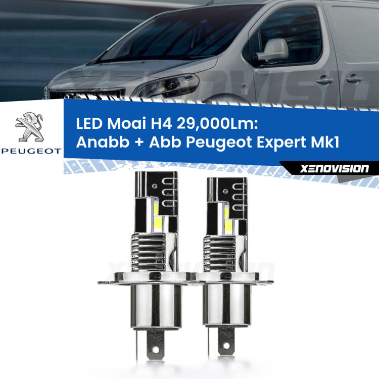 <strong>Kit Anabbaglianti LED per Peugeot Expert</strong> Mk1 1996 - 2006</strong>: 29.000Lumen, canbus, fatti per durare. Qualità Massima Garantita.