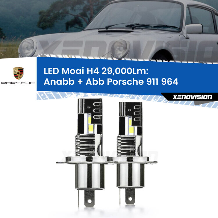 <strong>Kit Anabbaglianti LED per Porsche 911</strong> 964 1988 - 1993</strong>: 29.000Lumen, canbus, fatti per durare. Qualità Massima Garantita.