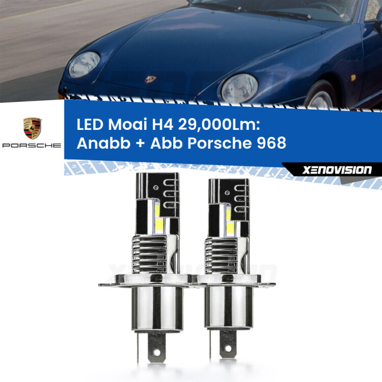 <strong>Kit Anabbaglianti LED per Porsche 968</strong>  1991 - 1995</strong>: 29.000Lumen, canbus, fatti per durare. Qualità Massima Garantita.