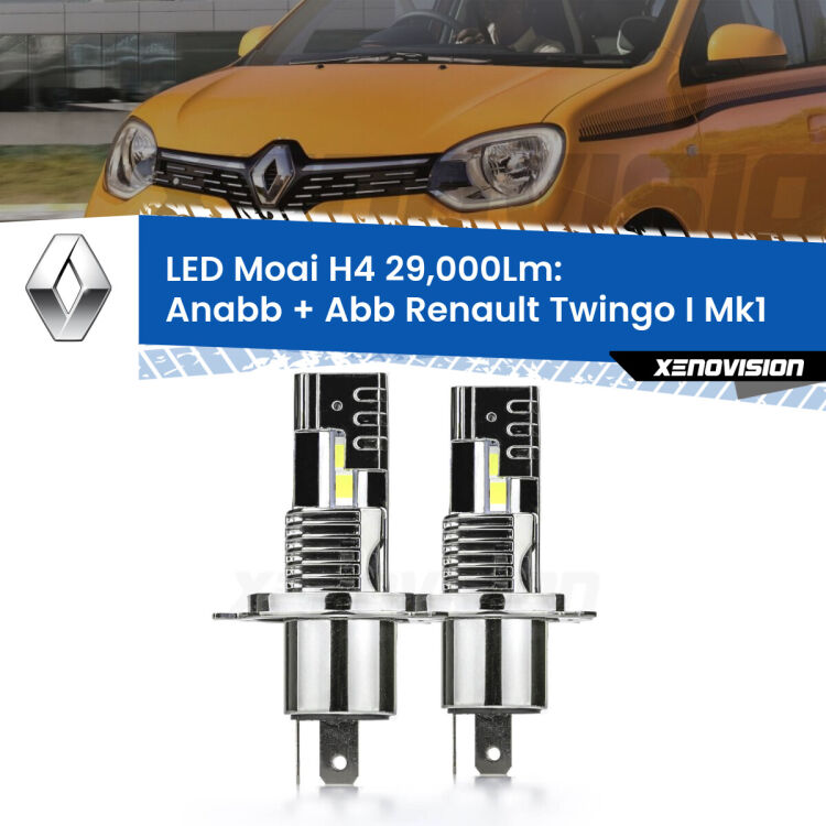 <strong>Kit Anabbaglianti LED per Renault Twingo I</strong> Mk1 1993 - 2006</strong>: 29.000Lumen, canbus, fatti per durare. Qualità Massima Garantita.