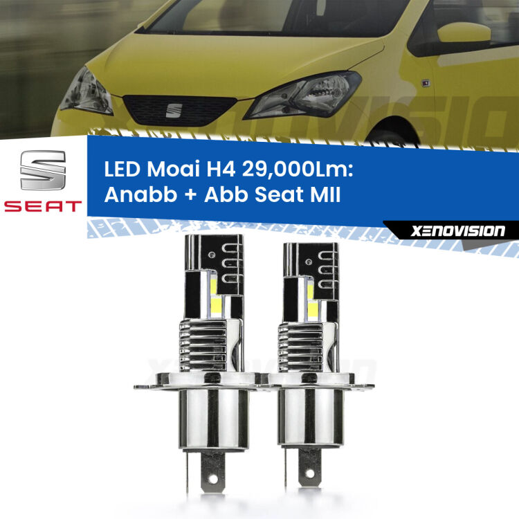 <strong>Kit Anabbaglianti LED per Seat MII</strong>  2011 - 2021</strong>: 29.000Lumen, canbus, fatti per durare. Qualità Massima Garantita.