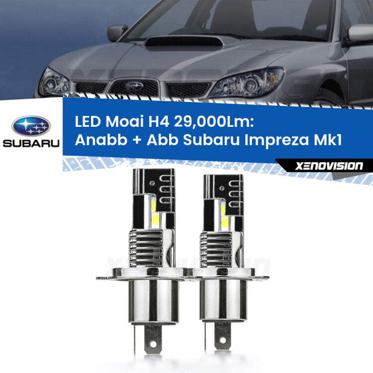 <strong>Kit Anabbaglianti LED per Subaru Impreza</strong> Mk1 1992 - 2000</strong>: 29.000Lumen, canbus, fatti per durare. Qualità Massima Garantita.