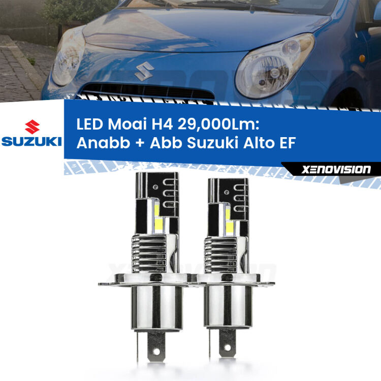 <strong>Kit Anabbaglianti LED per Suzuki Alto</strong> EF 1994 - 2002</strong>: 29.000Lumen, canbus, fatti per durare. Qualità Massima Garantita.