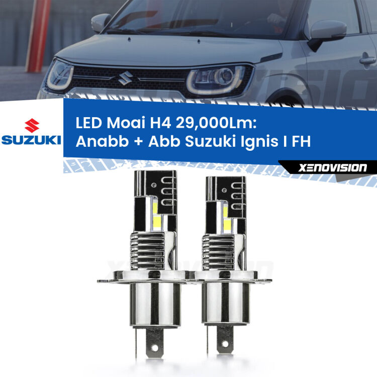 <strong>Kit Anabbaglianti LED per Suzuki Ignis I</strong> FH 2000 - 2005</strong>: 29.000Lumen, canbus, fatti per durare. Qualità Massima Garantita.