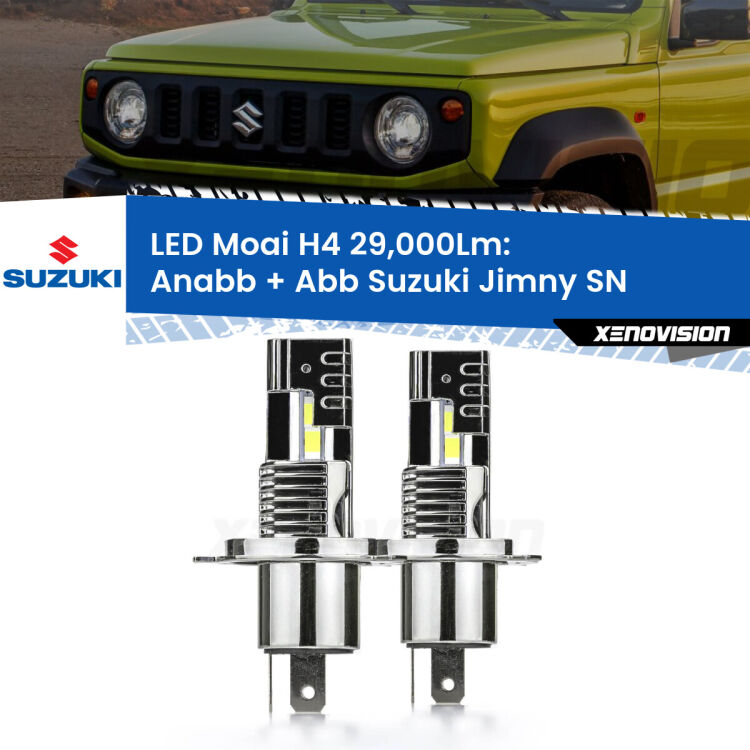 <strong>Kit Anabbaglianti LED per Suzuki Jimny</strong> SN 1998 in poi</strong>: 29.000Lumen, canbus, fatti per durare. Qualità Massima Garantita.