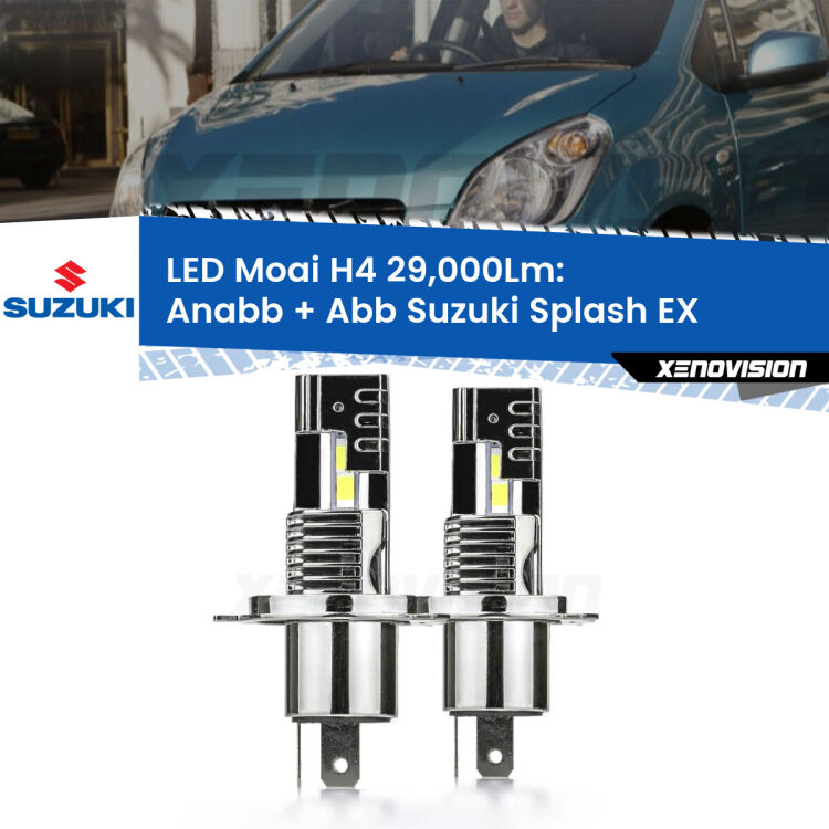 <strong>Kit Anabbaglianti LED per Suzuki Splash</strong> EX 2008 in poi</strong>: 29.000Lumen, canbus, fatti per durare. Qualità Massima Garantita.