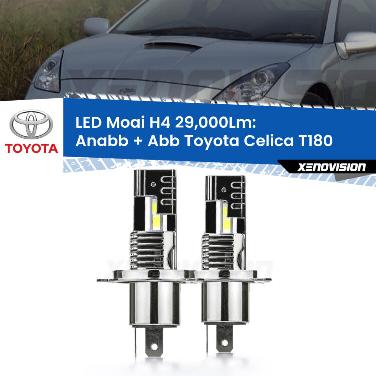 <strong>Kit Anabbaglianti LED per Toyota Celica</strong> T180 1989 - 1993</strong>: 29.000Lumen, canbus, fatti per durare. Qualità Massima Garantita.