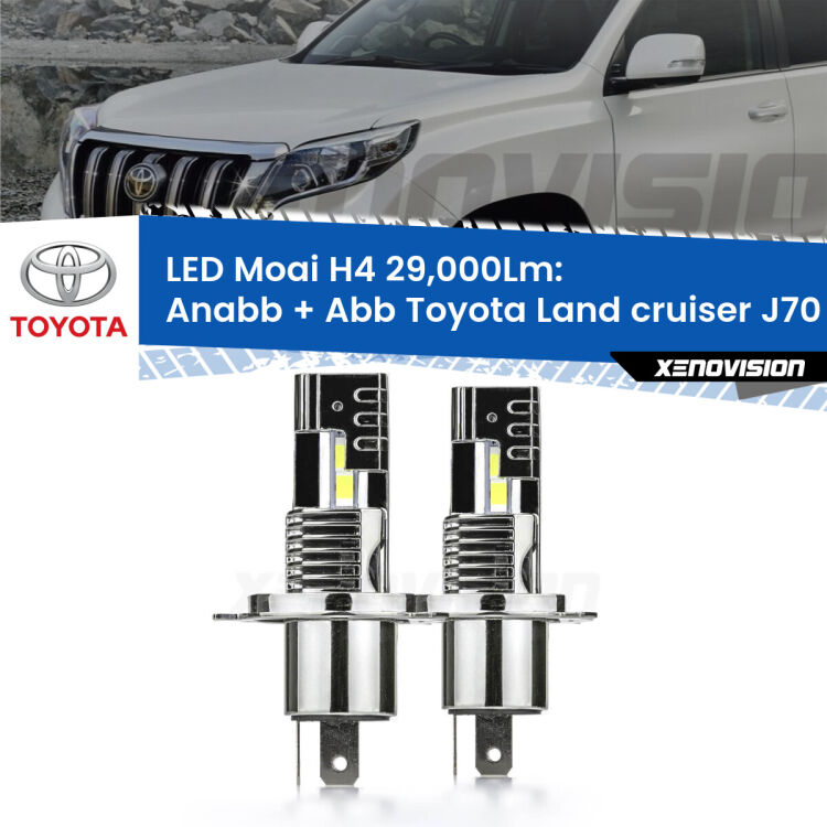 <strong>Kit Anabbaglianti LED per Toyota Land cruiser</strong> J70 1984 - 1996</strong>: 29.000Lumen, canbus, fatti per durare. Qualità Massima Garantita.