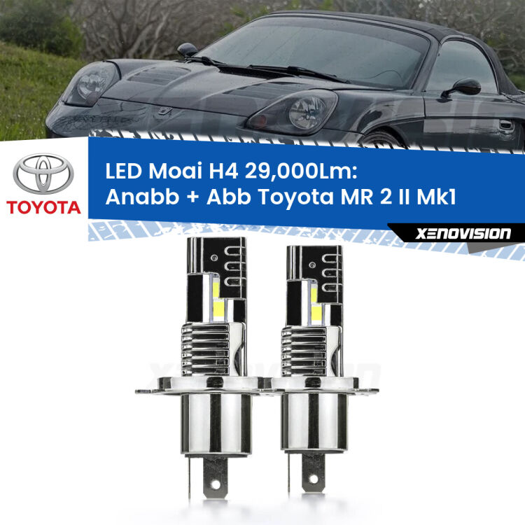 <strong>Kit Anabbaglianti LED per Toyota MR 2 II</strong> Mk1 1989 - 2000</strong>: 29.000Lumen, canbus, fatti per durare. Qualità Massima Garantita.