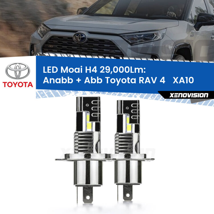 <strong>Kit Anabbaglianti LED per Toyota RAV 4  </strong> XA10 1994 - 1997</strong>: 29.000Lumen, canbus, fatti per durare. Qualità Massima Garantita.