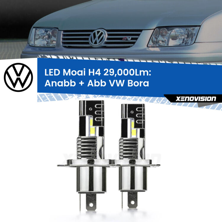 <strong>Kit Anabbaglianti LED per VW Bora</strong>  1999 - 2006</strong>: 29.000Lumen, canbus, fatti per durare. Qualità Massima Garantita.