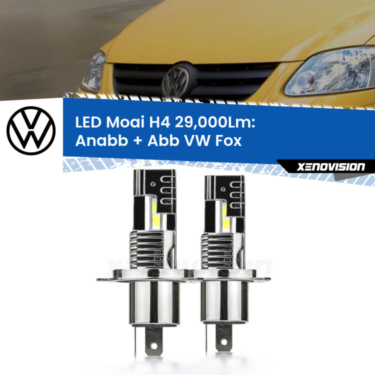 <strong>Kit Anabbaglianti LED per VW Fox</strong>  2003 - 2014</strong>: 29.000Lumen, canbus, fatti per durare. Qualità Massima Garantita.