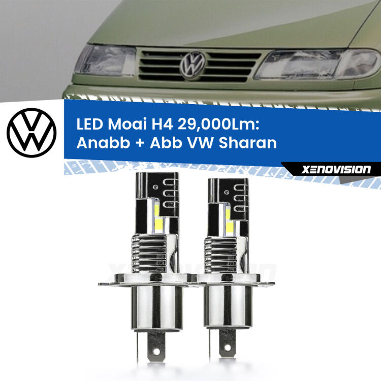 <strong>Kit Anabbaglianti LED per VW Sharan</strong>  a parabola singola</strong>: 29.000Lumen, canbus, fatti per durare. Qualità Massima Garantita.