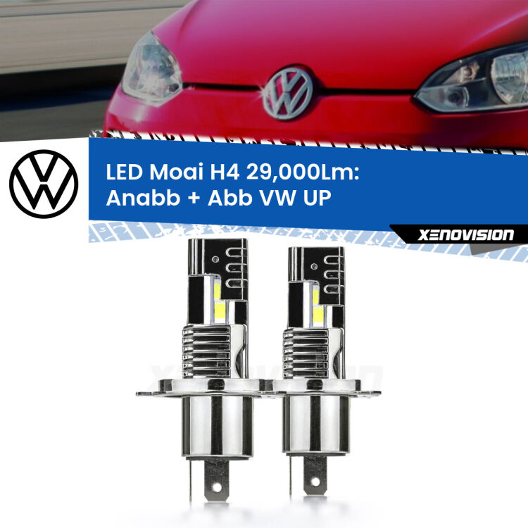 <strong>Kit Anabbaglianti LED per VW UP</strong>  2011 in poi</strong>: 29.000Lumen, canbus, fatti per durare. Qualità Massima Garantita.