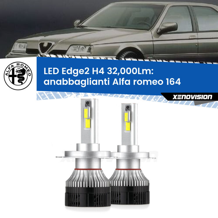 <p><strong>Kit anabbaglianti LED H4 per Alfa romeo 164</strong>  1987 - 1991. </strong>Potenza smisurata, taglio di luce perfetto. Super canbus. Qualità Massima.</p>