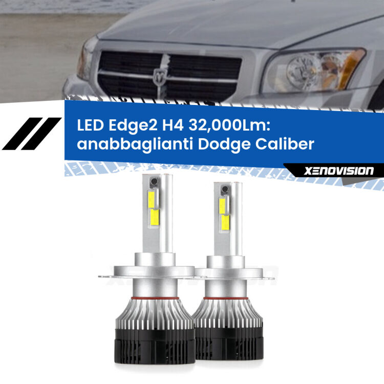 <p><strong>Kit anabbaglianti LED H4 per Dodge Caliber</strong>  2006 - 2011. </strong>Potenza smisurata, taglio di luce perfetto. Super canbus. Qualità Massima.</p>