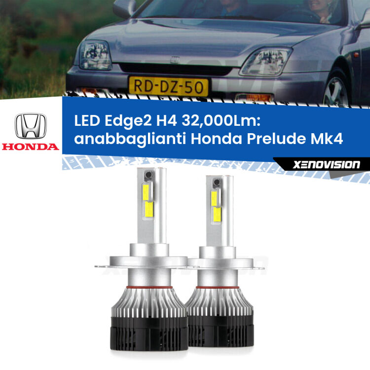 <p><strong>Kit anabbaglianti LED H4 per Honda Prelude</strong> Mk4 1992 - 1996. </strong>Potenza smisurata, taglio di luce perfetto. Super canbus. Qualità Massima.</p>