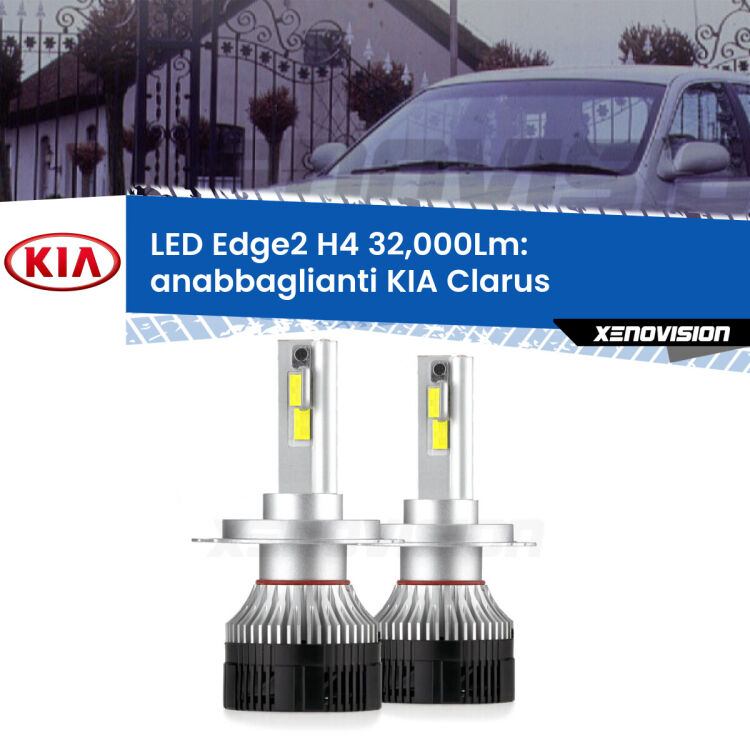 <p><strong>Kit anabbaglianti LED H4 per KIA Clarus</strong>  1996 - 2001. </strong>Potenza smisurata, taglio di luce perfetto. Super canbus. Qualità Massima.</p>