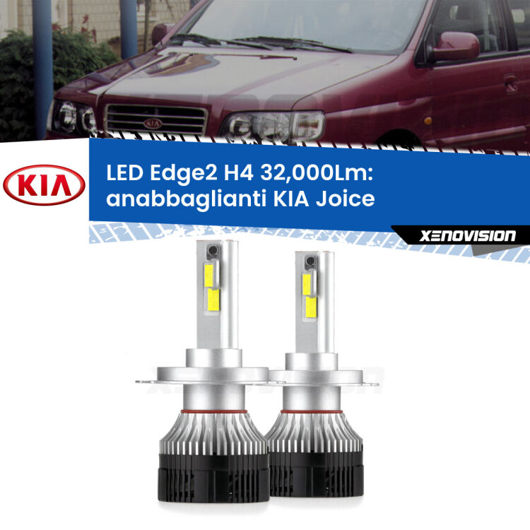 <p><strong>Kit anabbaglianti LED H4 per KIA Joice</strong>  2000 - 2003. </strong>Potenza smisurata, taglio di luce perfetto. Super canbus. Qualità Massima.</p>