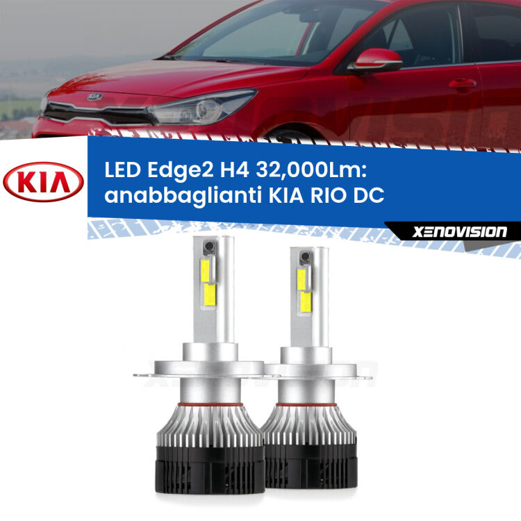 <p><strong>Kit anabbaglianti LED H4 per KIA RIO</strong> DC 1999 - 2004. </strong>Potenza smisurata, taglio di luce perfetto. Super canbus. Qualità Massima.</p>