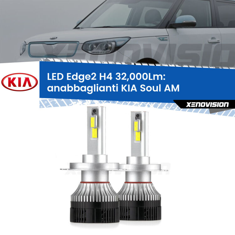 <p><strong>Kit anabbaglianti LED H4 per KIA Soul</strong> AM 2009 - 2011. </strong>Potenza smisurata, taglio di luce perfetto. Super canbus. Qualità Massima.</p>