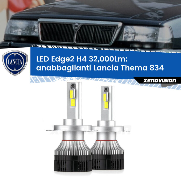 <p><strong>Kit anabbaglianti LED H4 per Lancia Thema</strong> 834 1984 - 1994. </strong>Potenza smisurata, taglio di luce perfetto. Super canbus. Qualità Massima.</p>