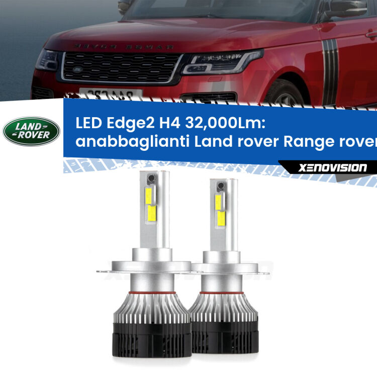 <p><strong>Kit anabbaglianti LED H4 per Land rover Range rover II</strong> P38A 1994 - 2002. </strong>Potenza smisurata, taglio di luce perfetto. Super canbus. Qualità Massima.</p>