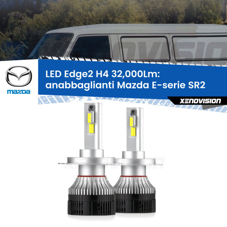 <p><strong>Kit anabbaglianti LED H4 per Mazda E-serie</strong> SR2 1985 - 2003. </strong>Potenza smisurata, taglio di luce perfetto. Super canbus. Qualità Massima.</p>