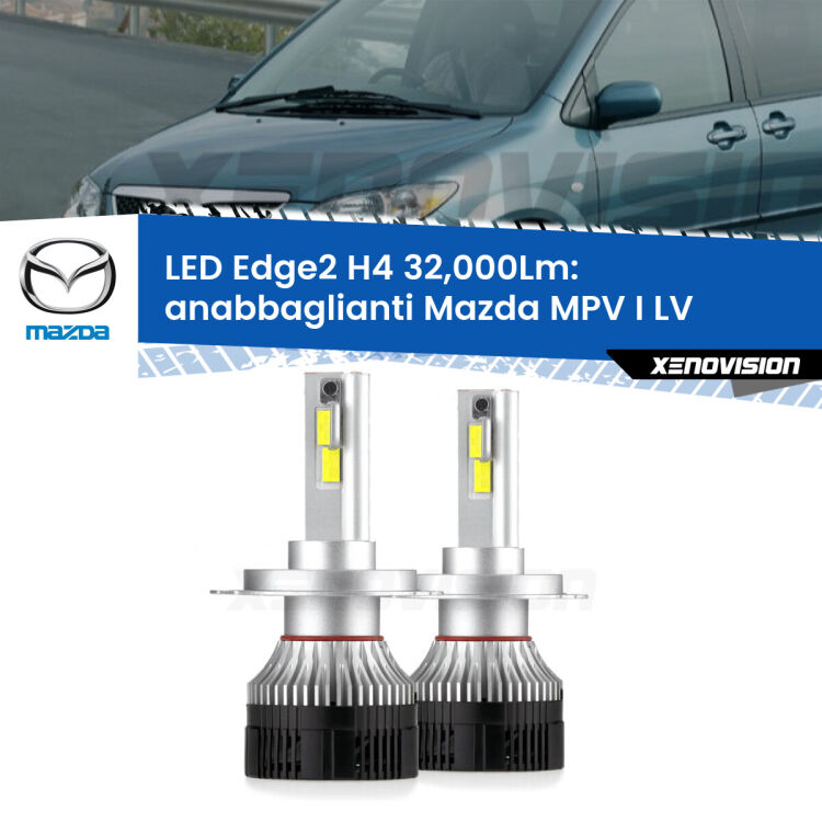 <p><strong>Kit anabbaglianti LED H4 per Mazda MPV I</strong> LV 1988 - 1999. </strong>Potenza smisurata, taglio di luce perfetto. Super canbus. Qualità Massima.</p>