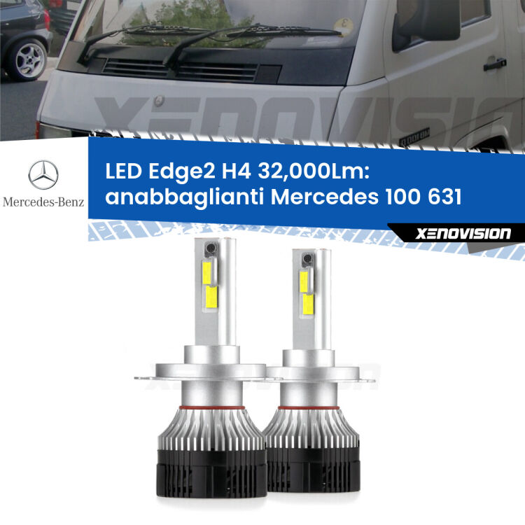 <p><strong>Kit anabbaglianti LED H4 per Mercedes 100</strong> 631 1988 - 1996. </strong>Potenza smisurata, taglio di luce perfetto. Super canbus. Qualità Massima.</p>