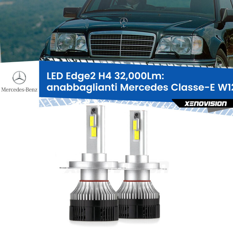 <p><strong>Kit anabbaglianti LED H4 per Mercedes Classe-E</strong> W124 1993 - 1995. </strong>Potenza smisurata, taglio di luce perfetto. Super canbus. Qualità Massima.</p>