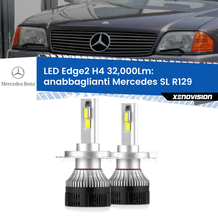 <p><strong>Kit anabbaglianti LED H4 per Mercedes SL</strong> R129 1989 - 2001. </strong>Potenza smisurata, taglio di luce perfetto. Super canbus. Qualità Massima.</p>