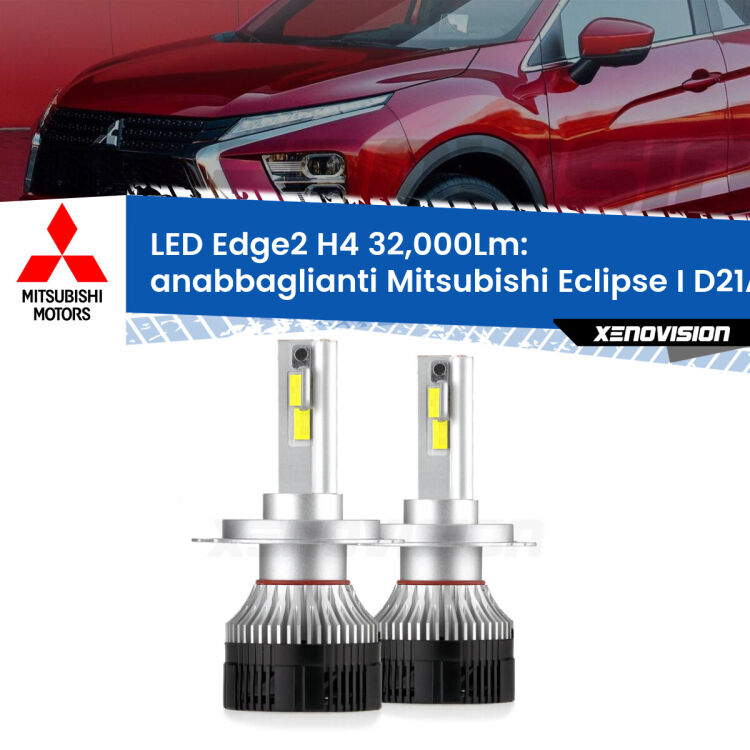 <p><strong>Kit anabbaglianti LED H4 per Mitsubishi Eclipse I</strong> D21A 1991 - 1995. </strong>Potenza smisurata, taglio di luce perfetto. Super canbus. Qualità Massima.</p>