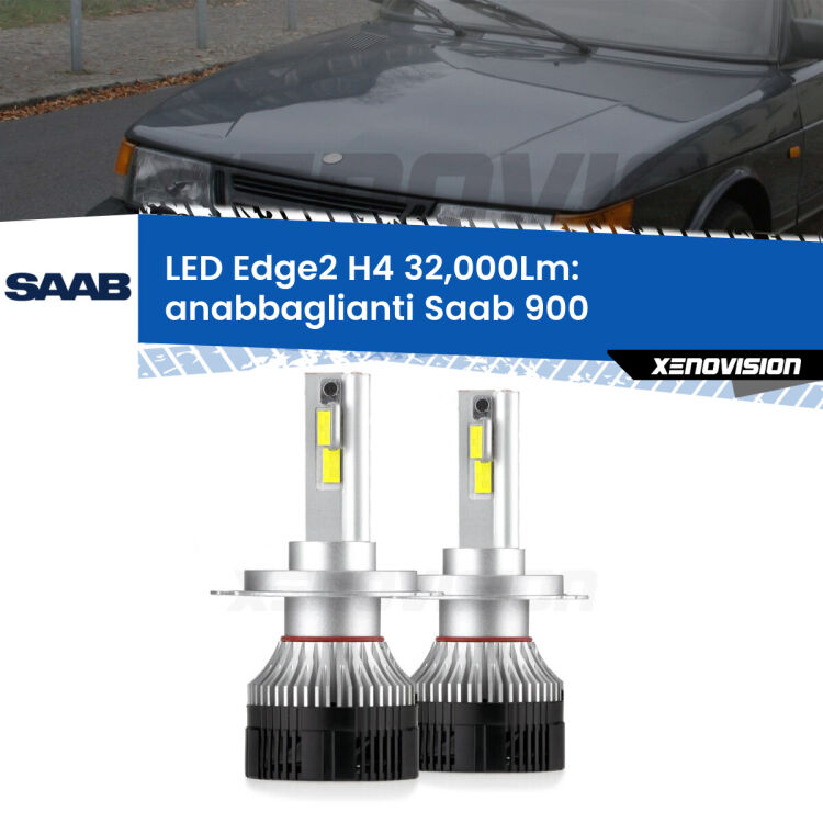 <p><strong>Kit anabbaglianti LED H4 per Saab 900</strong>  1993 - 1998. </strong>Potenza smisurata, taglio di luce perfetto. Super canbus. Qualità Massima.</p>