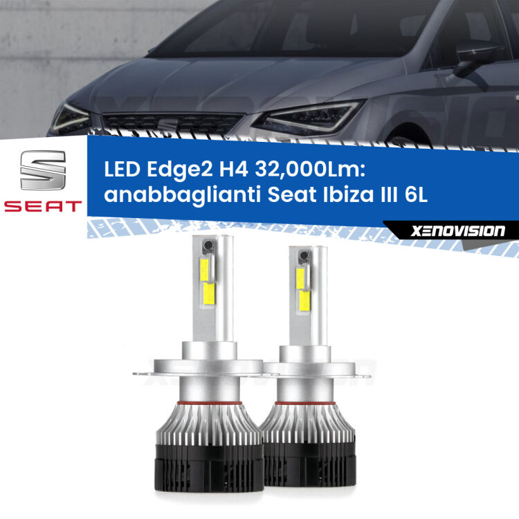 <p><strong>Kit anabbaglianti LED H4 per Seat Ibiza III</strong> 6L a parabola singola. </strong>Potenza smisurata, taglio di luce perfetto. Super canbus. Qualità Massima.</p>