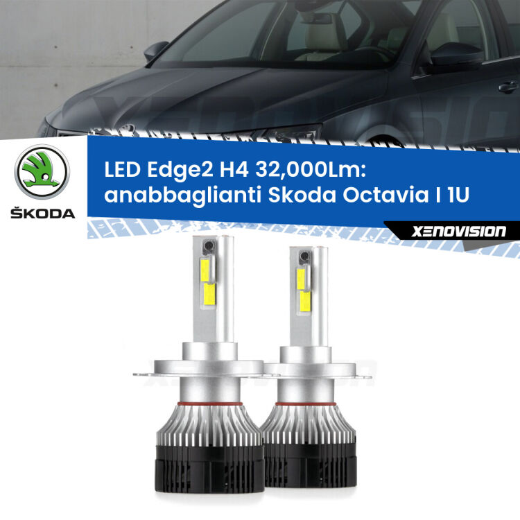 <p><strong>Kit anabbaglianti LED H4 per Skoda Octavia I</strong> 1U 1996 - 2010. </strong>Potenza smisurata, taglio di luce perfetto. Super canbus. Qualità Massima.</p>