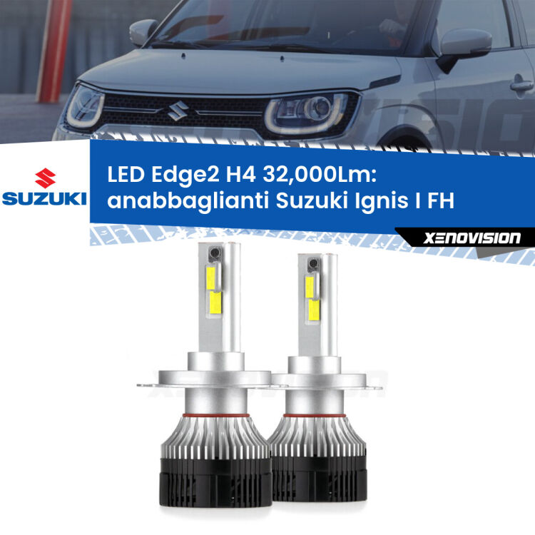 <p><strong>Kit anabbaglianti LED H4 per Suzuki Ignis I</strong> FH 2000 - 2005. </strong>Potenza smisurata, taglio di luce perfetto. Super canbus. Qualità Massima.</p>