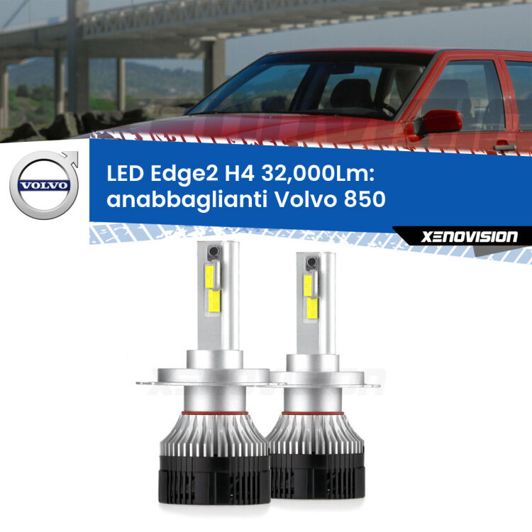 <p><strong>Kit anabbaglianti LED H4 per Volvo 850</strong>  a parabola singola. </strong>Potenza smisurata, taglio di luce perfetto. Super canbus. Qualità Massima.</p>