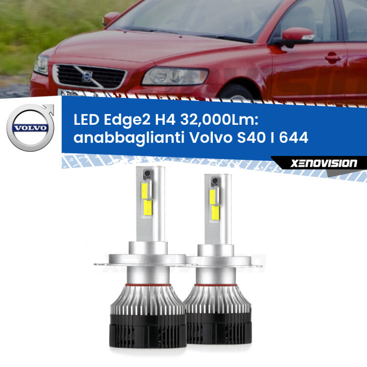 <p><strong>Kit anabbaglianti LED H4 per Volvo S40 I</strong> 644 a parabola singola. </strong>Potenza smisurata, taglio di luce perfetto. Super canbus. Qualità Massima.</p>