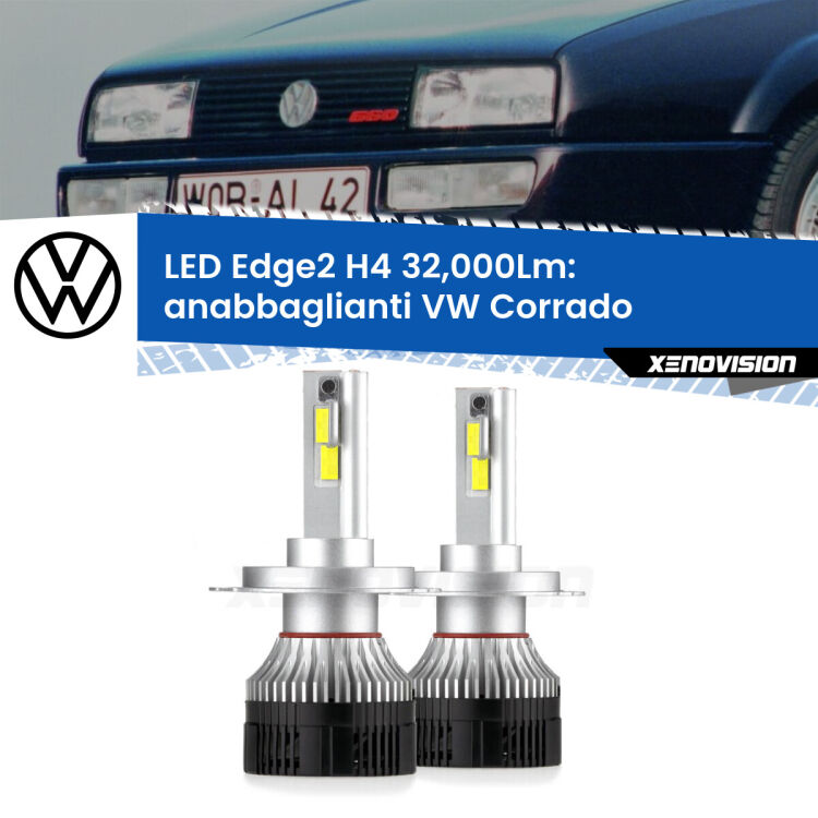 <p><strong>Kit anabbaglianti LED H4 per VW Corrado</strong>  1988 - 1995. </strong>Potenza smisurata, taglio di luce perfetto. Super canbus. Qualità Massima.</p>