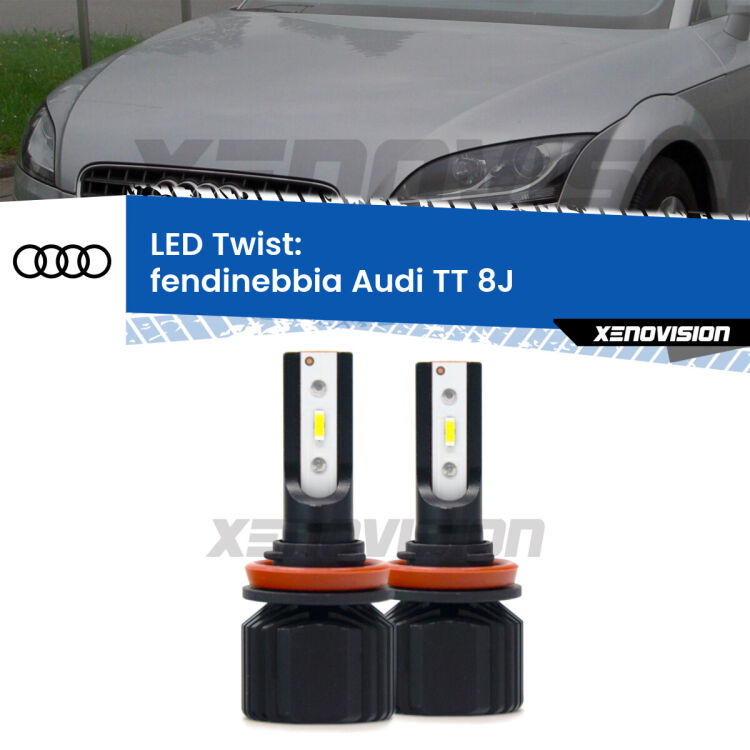 <strong>Kit fendinebbia LED</strong> per <strong>Audi TT</strong> 8J 2006 - 2014. Compatte, impermeabili, senza ventola: praticamente indistruttibili. Top Quality.