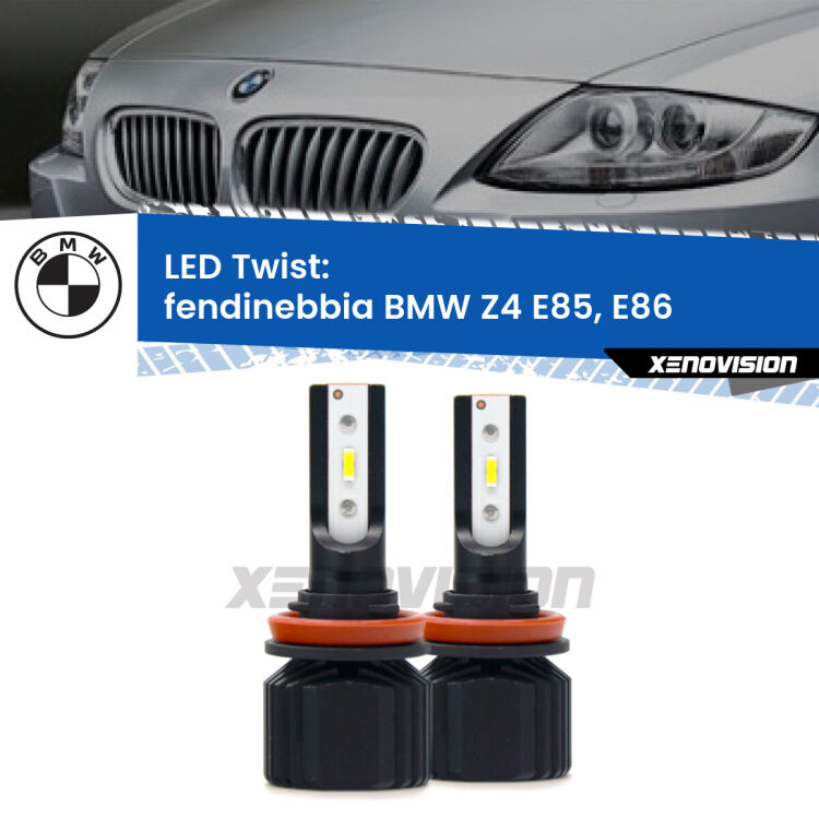 <strong>Kit fendinebbia LED</strong> per <strong>BMW Z4</strong> E85, E86 2003 - 2008. Compatte, impermeabili, senza ventola: praticamente indistruttibili. Top Quality.