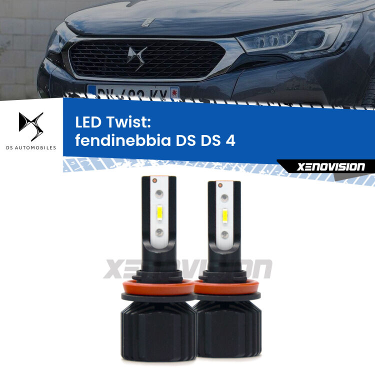 <strong>Kit fendinebbia LED</strong> per <strong>DS DS 4</strong>  2015 in poi. Compatte, impermeabili, senza ventola: praticamente indistruttibili. Top Quality.