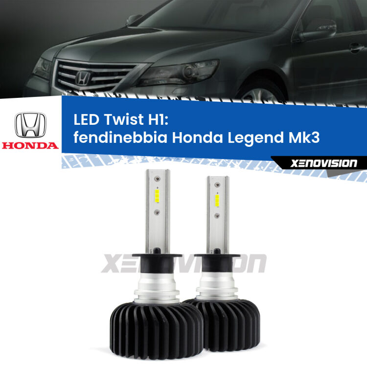 <strong>Kit fendinebbia LED</strong> H1 per <strong>Honda Legend</strong> Mk3 1996 - 2004. Compatte, impermeabili, senza ventola: praticamente indistruttibili. Top Quality.