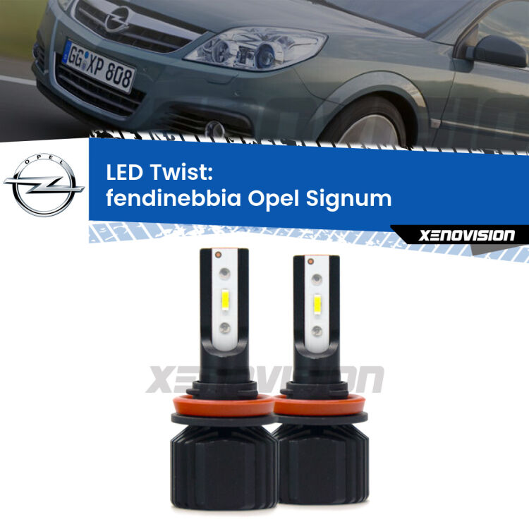 <strong>Kit fendinebbia LED</strong> per <strong>Opel Signum</strong>  OPC. Compatte, impermeabili, senza ventola: praticamente indistruttibili. Top Quality.